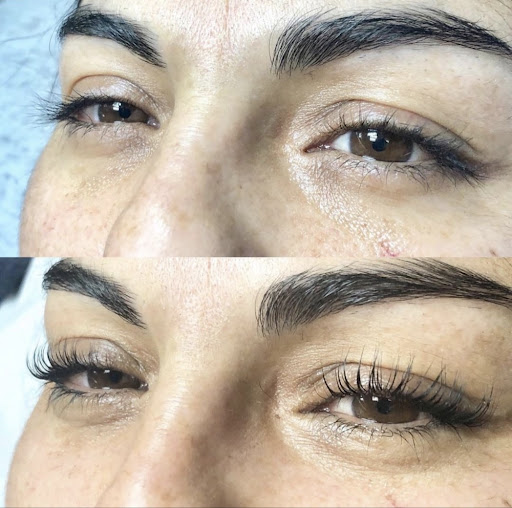 Lash Lift Before & After